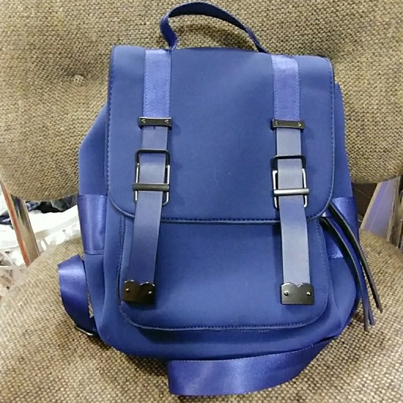 Zara Handbags - Zara Electric Blue Backpack
